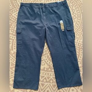 NWT Dickies Cargo Pants Mens 54x32 / 53x31 Loose Fit Navy Blue Straight Leg NEW